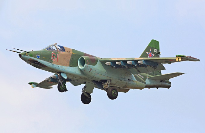 Su-25 của Nga xuất kích, phóng tên lửa tấn công mục tiêu tại Ukraine